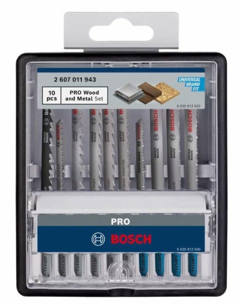 BOSCH BRZESZCZOT T ZESTAW PRO WOOD AND METAL 100mm 10szt.
