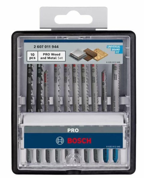 BOSCH BRZESZCZOT T ZESTAW PRO WOOD AND METAL 100mm 10szt.