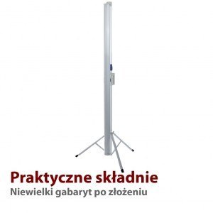 Ekran ręczny na statywie 4;3 72" 145x110cm TS-72 4:3