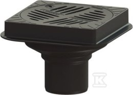 NASADKA Z ECOGUSS, KWADRATOWA, DN100