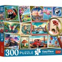 Puzzle 300 elementów EasyPiece Znaczki pocztowe; dla seniora
