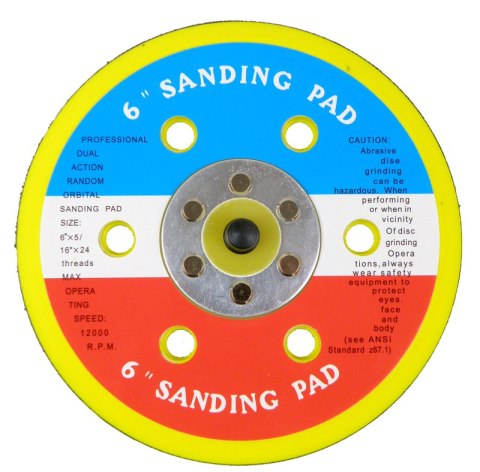 DYSK DO SZLIFIERKI MIMOŚR. 150mm/SILVER PNEUMATYCZNEJ