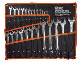 KLUCZ PŁASKO-OCZKOWY 25szt. /SILVER 6-36mm