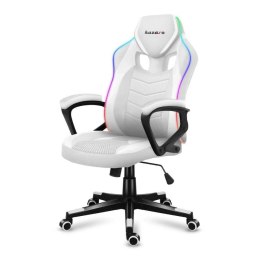 Fotel gamingowy Huzaro Force 2.5 RGB White Mesh