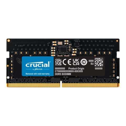 Pamięć SODIMM DDR5 Crucial 8GB (1x8GB) 5600MHz CL46 1,1V
