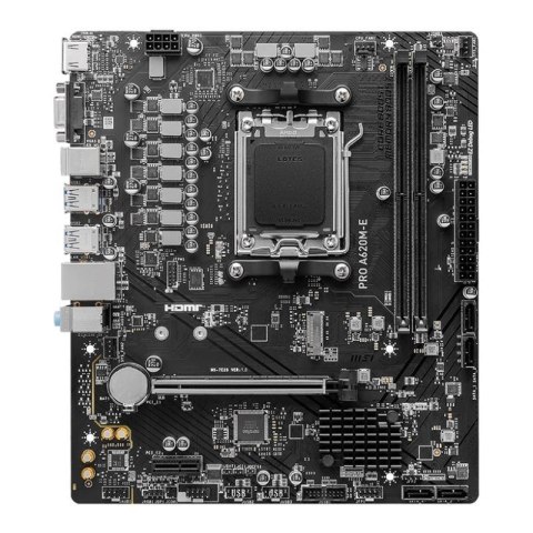 Płyta MSI PRO A620M-E /AMD A620/DDR5/SATA3/M.2/USB3.0/PCIe4.0/AM5/mATX