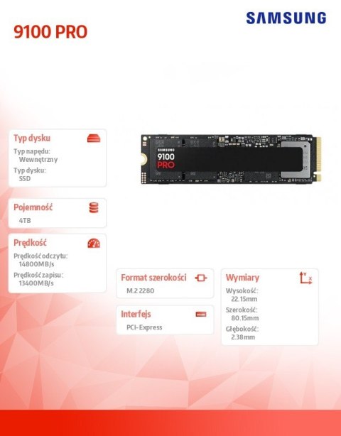 Dysk SSD 9100 PRO NVMe MZ-VAP4T0BW