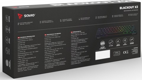 Klawiatura mechaniczna BLACKOUT X2 OUTEMU Brown, Hot Swap