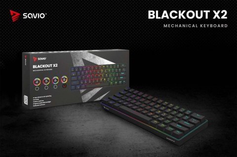 Klawiatura mechaniczna BLACKOUT X2 OUTEMU Peach Silent, Hot Swap