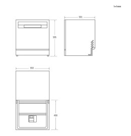 Zmywarka kompaktowa CP 8F9FFA