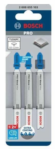 BOSCH BRZESZCZOT T PRO METAL THIN T121GFC 92 mm /3szt.