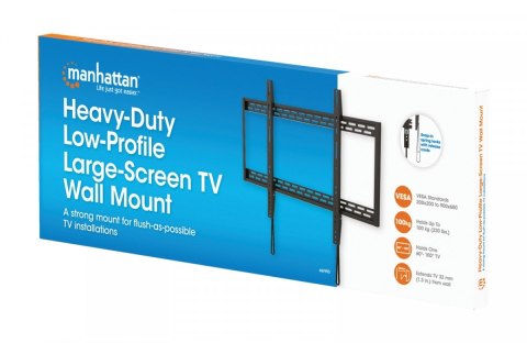 Uchwyt ścienny do TV 60-100cali LED/LCD 100kg slim 32mm