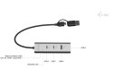 Uniwersalny metalowy ładujący HUB 2xUSB-C/2xUSB-A PD 85W