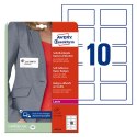 Avery Zweckform Identyfikatory samoprzylepne 80mm x 50mm, A4, białe, 10 etykiety, samoprzylepna/y, pakowane po 20 szt., L4785-20