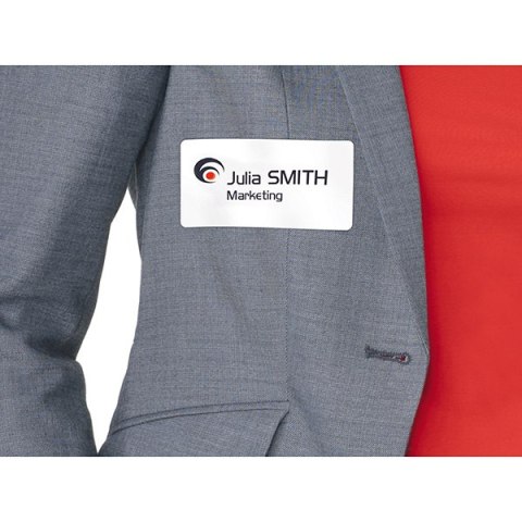 Avery Zweckform Identyfikatory samoprzylepne 80mm x 50mm, A4, białe, 10 etykiety, samoprzylepna/y, pakowane po 20 szt., L4785-20