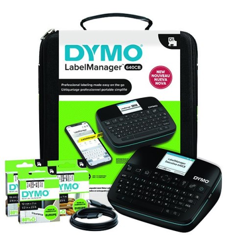 Drukarka etykiet Dymo, LabelManager Executive 640 CB, z walizką