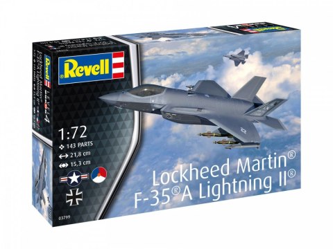 Model plastikowy Lockheed Martin F-35A Lightning II 1/72