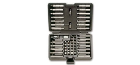 ZESTAW KOŃCÓWEK WKRĘTAKOWYCH + AKCESORIA 52CZ.