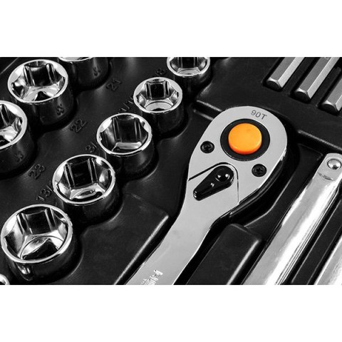 Zestaw narzędzi i nasadek10-078, 233 szt, Neo Tools