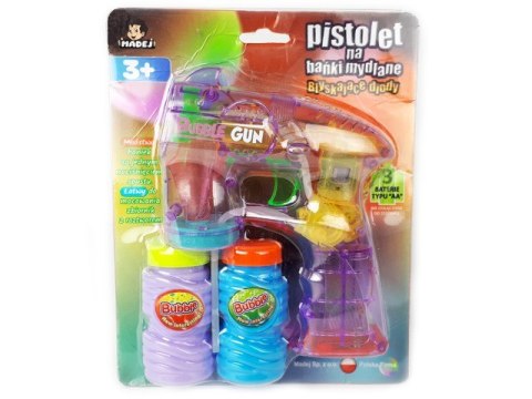 Bańki mydlane - Pistolet ze światłem