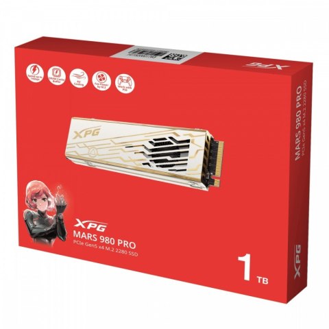 Dysk SSD XPG MARS 980 PRO 1TB PCIe 5x4 14/10 GB/s M2