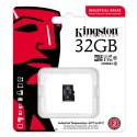 Kingston karta pamięci Industrial C10, 32GB, micro SDHC, SDCIT2/32GBSP, UHS-I U3 (Class 10), V30, A1, karta pSLC