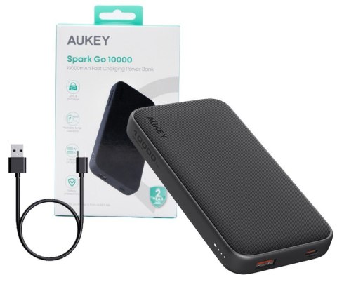 PB-Y46 Power Bank 10000 mAh 15W 2xUSB LED kabel USB-C
