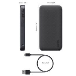 PB-Y46 Power Bank 10000 mAh 15W 2xUSB LED kabel USB-C