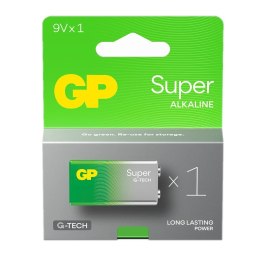 Bateria alkaliczna 6LR61 9V GP SUPER 1szt. (G-TECH)