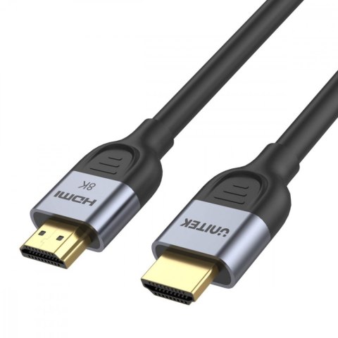 Kabel HDMI 2.1 8K 60Hz 1m; czarny; C11086GY01-1M