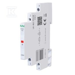 LK-BZ-701R LAMP. 1/3S 1XLED CZERWONA
