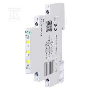LK-BZ-703Y LAMP. 1/3S 3XLED ŻÓŁTA