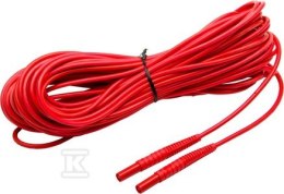PRZEWÓD 20M CZERWONY ZAK.WTYK.BAN.