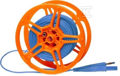 PRZEWÓD POMIAROWY 25M NIEBIESKI SZPULA