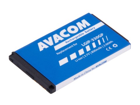Avacom baterie do telefonów dla LG KF300, Li-Ion, 3.7V, GSLG-KF300-S800, 800mAh, 3Wh, LGIP-330GP