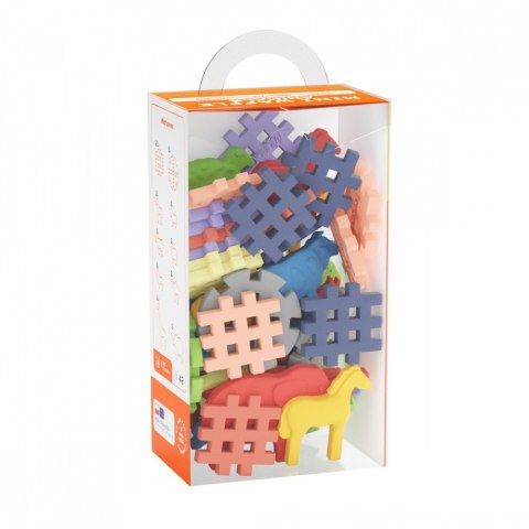 Klocki Mini Waffle - Zwierzęta 42 elementy