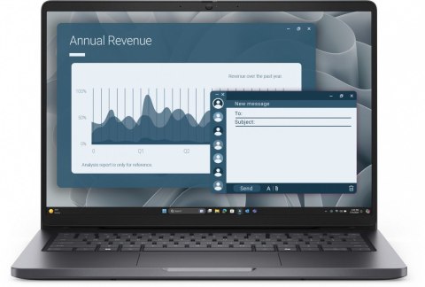 Laptop Dell Pro 14 PC14255/AMD Ryzen 5 220/8GB/256GB/14.0 FHD+/AMD Radeon 740M/FgrPr/Cam&Mic/WLAN+BT/Backlit Kb/3 Cell/W11Pro