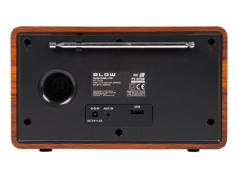 Radio przenośne RK5 BT FM/DAB+ kuchenne, czarne