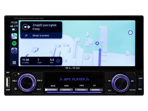 Radio samochodowe AVH-686B 2DIN 7 cali RDS MP3/USB/micro SD/BLUETOOTH