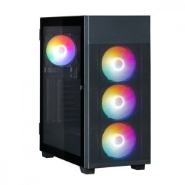 Obudowa S5 NEO Black ATX Mid Tower FRGB Fan x4