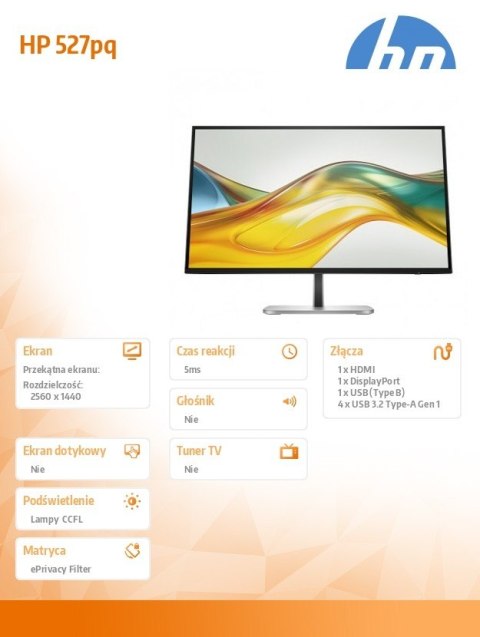 Monitor S5 Pro 527pq QHD 9D9S0UT#ABB