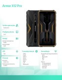Smartfon Armor X12 Pro 4G 4/64GB IP69K Pomarańczowy