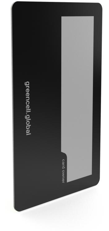 ZESTAW 5 KART DOSTĘPU NFC DO STACJI ŁADOWANIA EV Greencell HabuDen EVGCAKNFC5