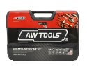 AWTOOLS ZESTAW KLUCZY 216el 1/2"/3/8"/1/4" BLACK LINE