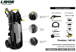 LAVOR MYJKA PREDATOR 160 GL/2500W/160BAR + PATIO