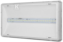 OPR.EXIT L LED IP65 6W 1H 1-ZAD.AT