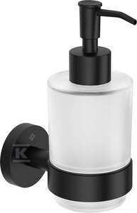 DOZOWNIK MYDŁA - ŚCIENNY DOZOWNIK NERO