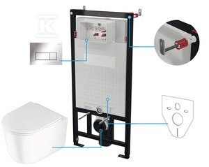 ZESTA.WC POD.6 W 1 JA.BIA.+ DE.+ STE.+ P