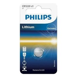 PHILIPS Jednorazowa litowa baterie CR1220, 1-pack