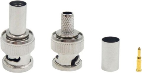 Wtyk BNC zaciskany WZ059BNC-100 1szt.